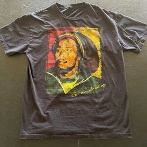Bob Marley Rasta Get Up Stand Up Activist T Shirt